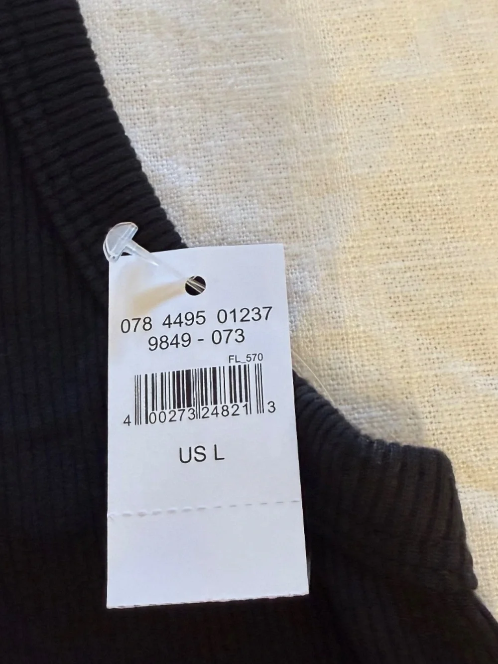 Brand New AERIE Black Ribbed Bodysuit - Size Large